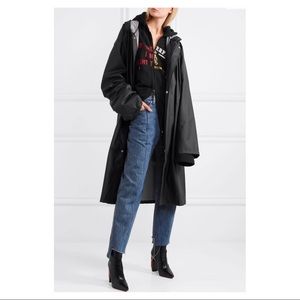 ‘Vetements’ PVC-coated shell hooded raincoat